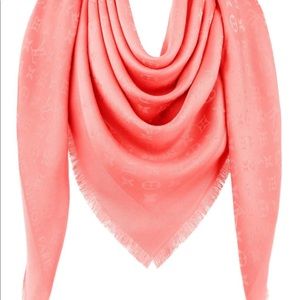 Louis Vuitton monogram shawl scarf